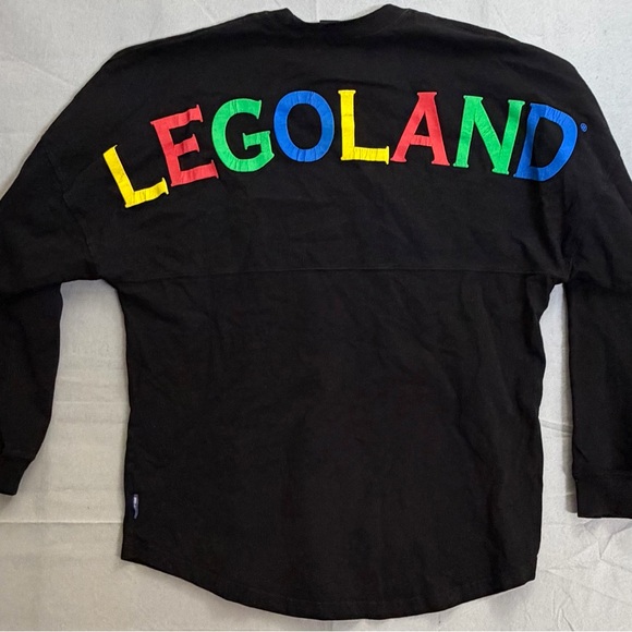 LEGOLAND  LONG SLEEVE SPIRIT JERSEY BLACK SHIRT LEGO SIZE MEDIUM - Picture 3 of 9